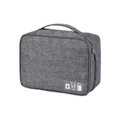 Waterproof Cable Organizer - Portable Storage Bag for USB & Chargers
